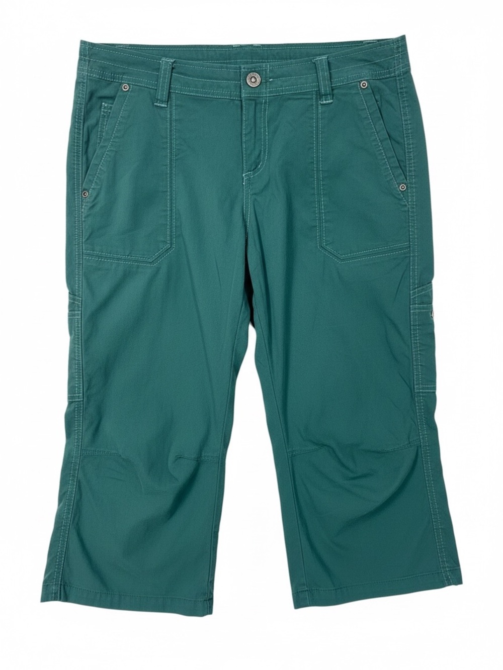 Kuhl Free Range Cargo Capri Teal Size 12